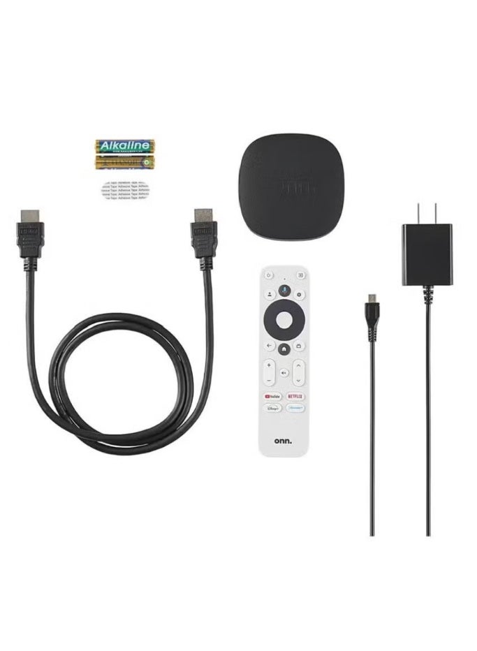 ONN Google TV 4K UHD Streaming Media Box with Voice Remote | Smart Android TV Box with Ultra HD Picture Quality | Fast WiFi Performance, HDMI Compatible | Easy Setup for Netflix, YouTube, Prime Video, Disney+ & More | Smart Home & Voice Control Enabled - Image 2