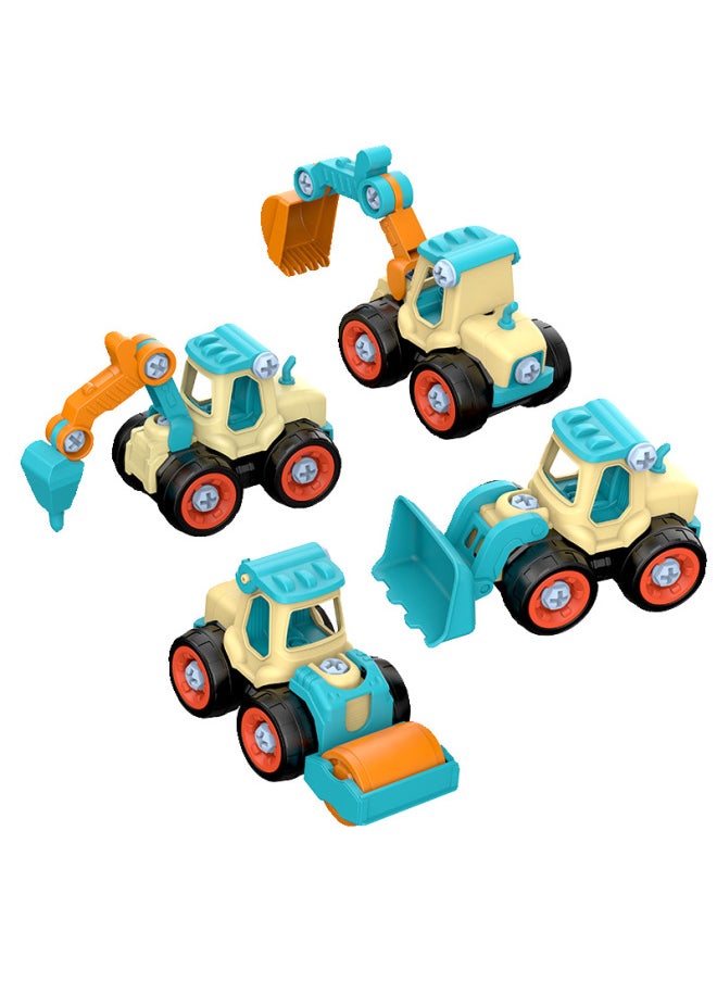 Generic - DIY Removable Engineering Vehicle Toy Suit Boy Screw Assembly Children Disassembly Model Development Digger-Colour:(3 Types Of Card Head Bags) 12 Pieces In Total, Free Screwdrivers [collect And Get 3 More Screwdrivers] - Image 1