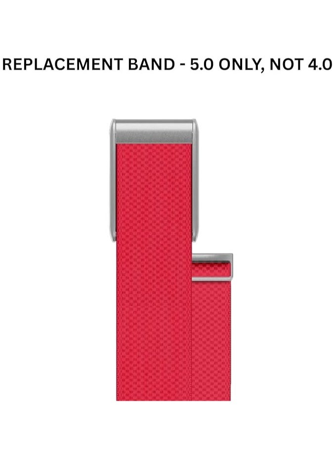 Ultra-soft Nylon Sport Replacement Band Compatible with WHOOP 5.0 Life Wearable Health, Fitness & Activity Tracker | Breathable, Durable & Secure Fit Strap and Adjustable Wristband Replacement Strap with U Shaped Connector Easy to Use and Perfect for Every Occasion | NOT for Gen 4