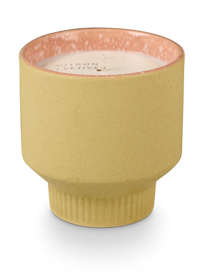 ILLUME Verde Ceramic Candle, Citron & Vetiver - Image 1