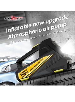Carsun Car Tyre Inflator Air Compressor,12V DC Cord Portable Electric Air Pump with Auto Shutoff and LED Light,150PSI Fast Tire Inflator for Car/Motorcycle/Bicycles/Ball/Other Inflatables  - Image 3