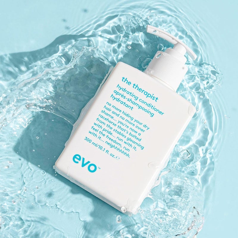 Evo The Therapist Hydrating Conditioner for Dry & ColourTreated Hair  Frizz Control Moisturises & Strengthens  300 mL - Image 3