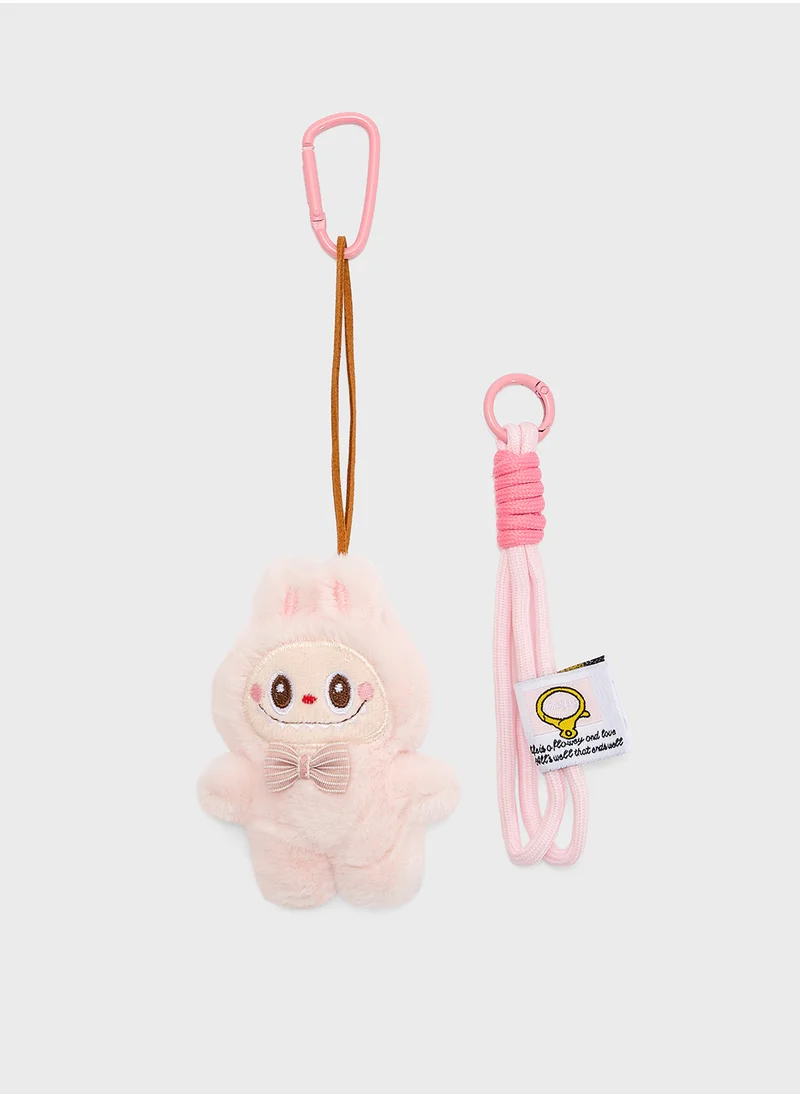 Ginger Mini Labubu Bag Charm