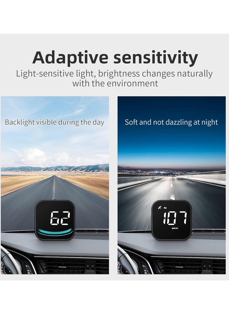 Generic - Digital GPS Speedometer G4 Universal Head-Up Display for All Vehicles, Multifunction HUD with Real-Time Speed Meter, Easy Plug & Play Setup, Accurate MPH/KM/H Speed Tracking - Image 1