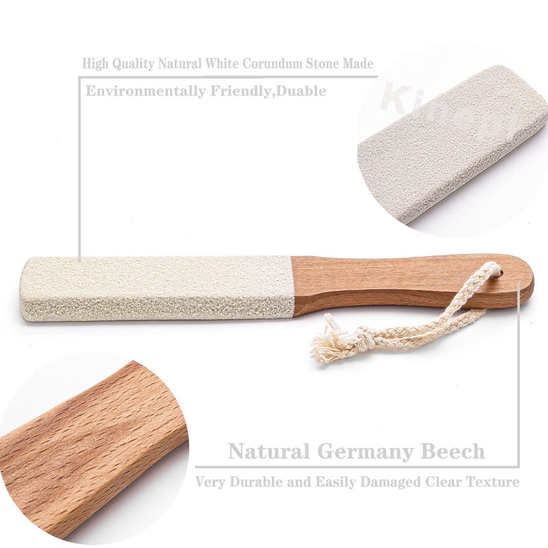 Kinepi Callus Remover Foot Scrubber Colossal Foot File Foot Care and Foot Exfoliator Foot Rasp Pedicure Tools Pumice Stone for Feet,Remove Corn Hard Skin Dead Skin for Use in Shower Foot Scraper Kit - Image 5