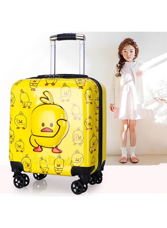 CityRiya-Long Kids Luggage Travel Suitcase Children's Carry on Luggage 20" Cartoon Rolling Trolley Case Ride-on Wheeled Suitcase for Children Toddlers Boys Girls  - Image 1