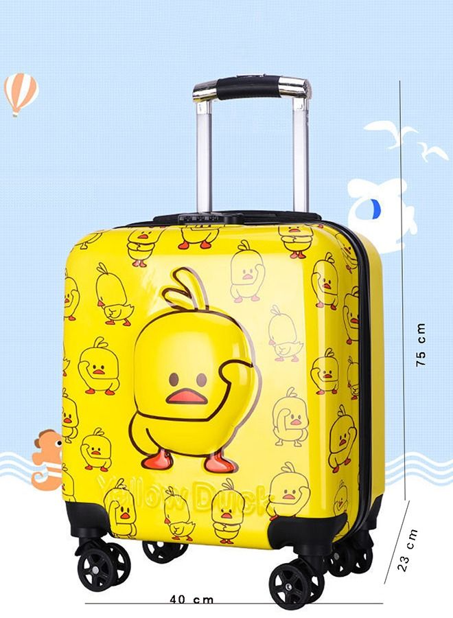 CityRiya-Long Kids Luggage Travel Suitcase Children's Carry on Luggage 20" Cartoon Rolling Trolley Case Ride-on Wheeled Suitcase for Children Toddlers Boys Girls  - Image 4