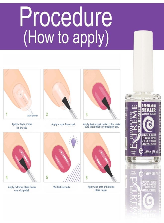 Backscratchers Extreme Permanent Glaze Sealer - Clear Permanent Top Coat - Long Lasting - High Gloss and Quick Dry - Image 4