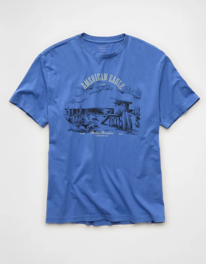 American Eagle  AE Logo Graphic T-Shirt for Men | Best Price UAE