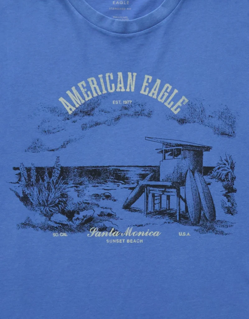 American Eagle  AE Logo Graphic T-Shirt for Men | Best Price UAE