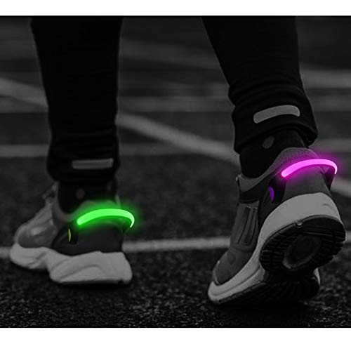 PROLOSO 8 Pack Shoe Lights for Runners Clip On Shoe Clip Lights for Running at Night Walking Jogging Biking Cycling Safety Accessories - Image 3