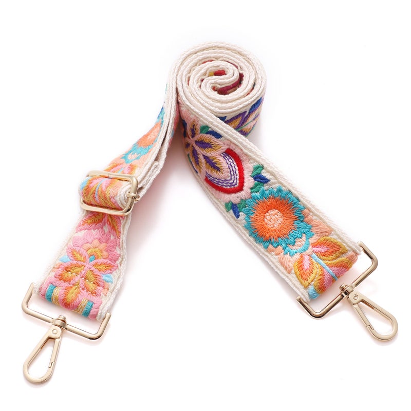 S-Jacorry Purse Strap replacemnet Crossbody Bag Women Wide Adjustable Canvas Cute Shoulder Strap Replacement Belt - Image 2