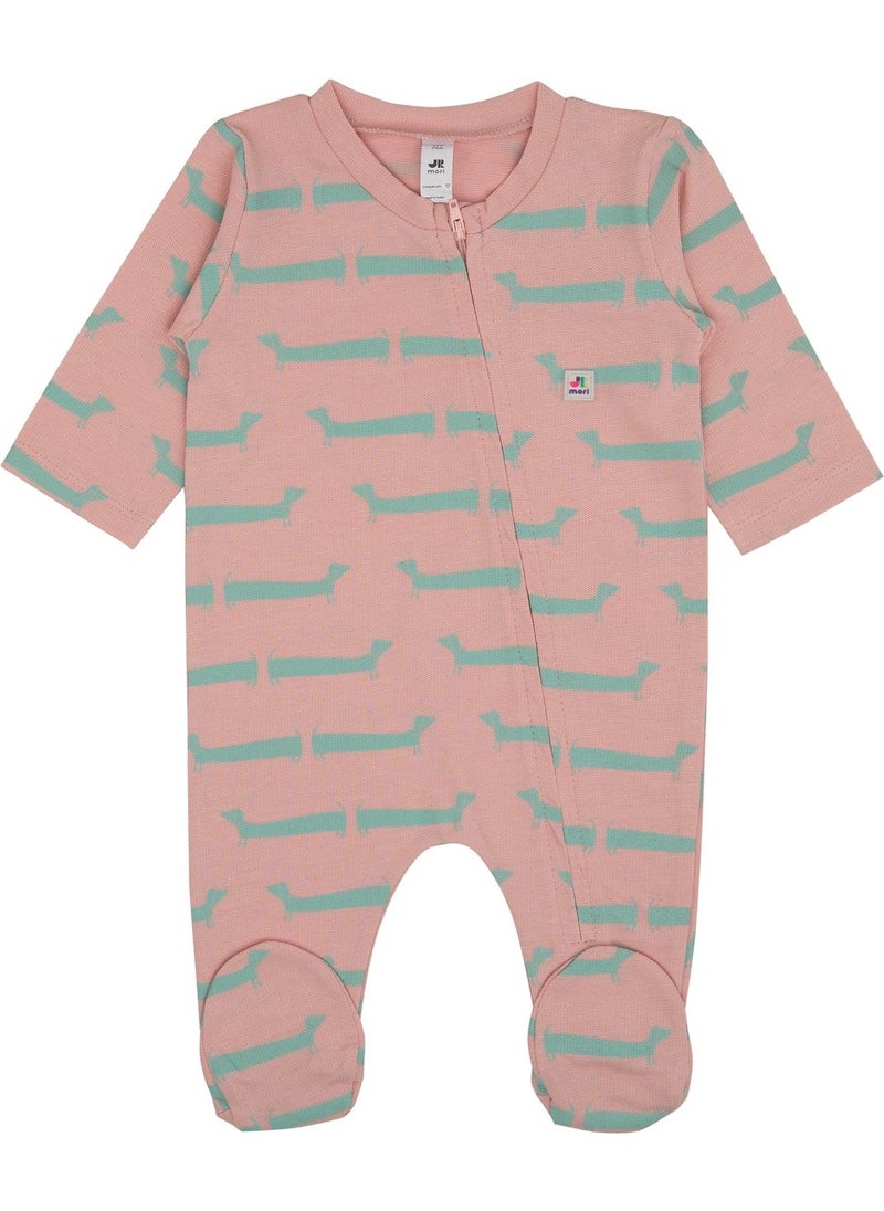 Jrmori Ms.r Printed Full-length Zipper Jumpsuit  - Image 1