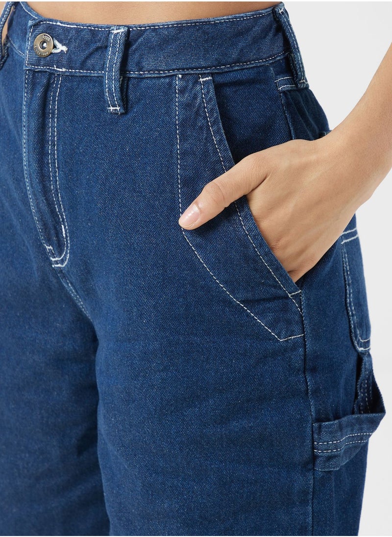 VANS - Groundwork Long Denim Shorts - Image 1
