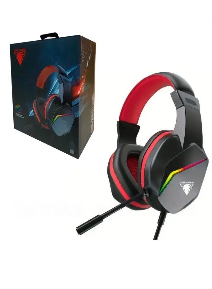Jedel GH-269 USB Gaming Headset With Microphone RGB Static Light - Image 1
