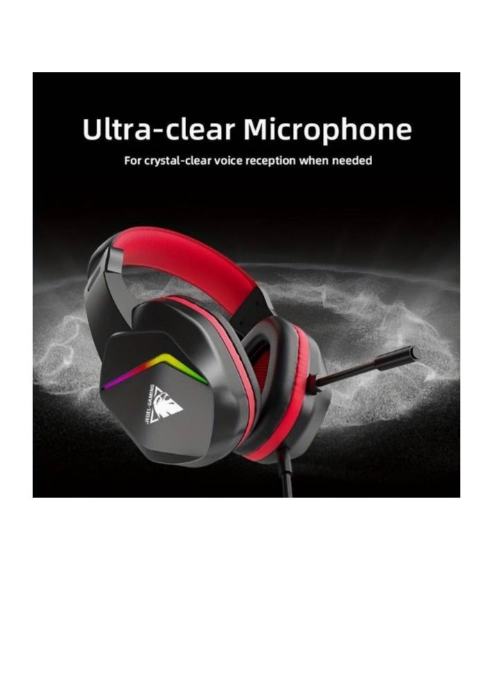 Jedel GH-269 USB Gaming Headset With Microphone RGB Static Light - Image 3