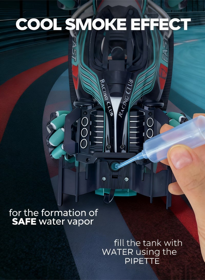 مي فازا ألعاب سيارات حيلة تعمل بالتحكم عن بعد مع استشعار الإيماءات للأطفال - هدايا عيد ميلاد للأولاد والبنات من سن 6 إلى 12 عامًا، سيارة دريفت تدور 360 درجة يتم التحكم فيها عن بعد مع موسيقى خفيفة - Image 4