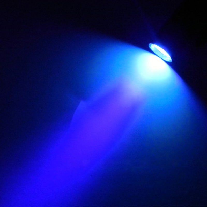 9LED UV Flashlight Torch Light Lamp Aluminum Blacklight Flashlight Detector - Image 3