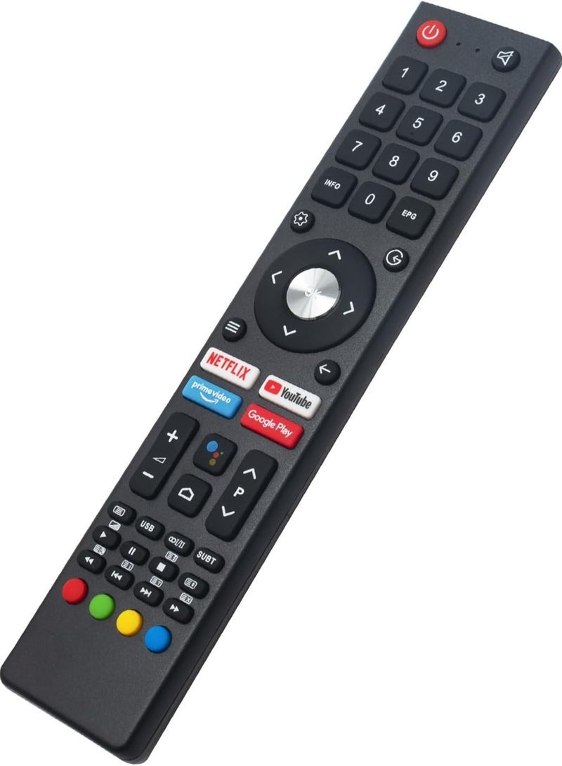 جهاز تحكم عن بعد بديل PopZa GCBLTV02ADBBT مناسب لتلفزيونات Chic U43H7A U50H7A U55H7A U43H7S U50H7S U55H7S مع بطارية - Image 3