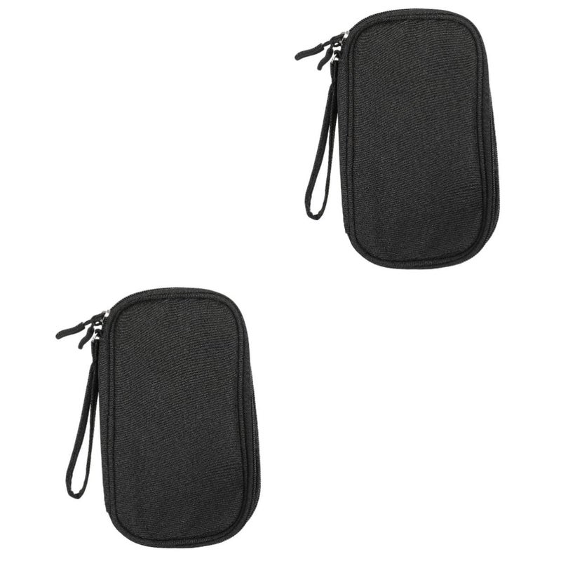 Durable 2 Piece Electronic Organizer Pouch for Cords Chargers Travel Storage Bag - Image 2
