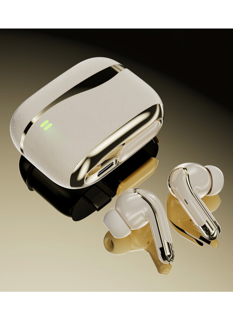 GRABIT - GTUNES-DUET True Wireless Earbuds – 25dB ANC, Dual Connectivity, Quad-Mic, 6H Playtime, Leather Case - Image 1