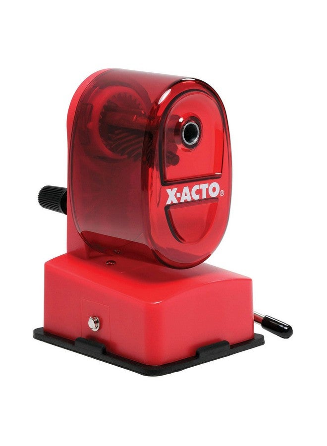 X-Acto Bulldog Manual Pencil Sharpener W/Vacuum Mount, Colors May Vary, 1 Count - Image 2