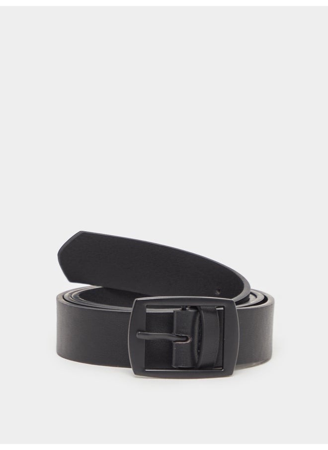 Styli Styli Black Solid Pin Buckle Closure Belt  - Image 1