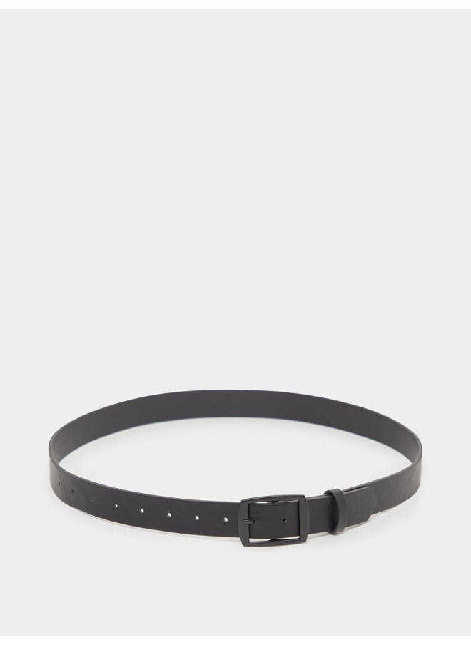 Styli Styli Black Solid Pin Buckle Closure Belt  - Image 2