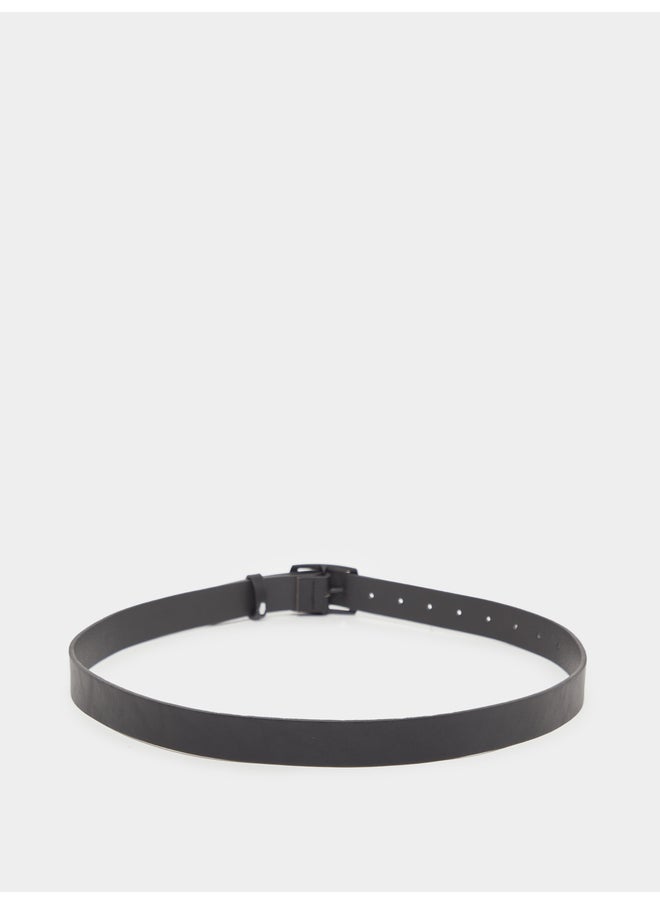 Styli Styli Black Solid Pin Buckle Closure Belt  - Image 3