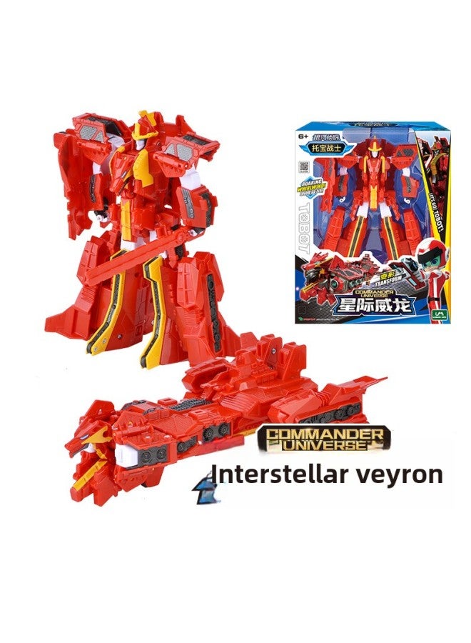 Tobao Warrior Galaxy Detective Series Broken Tiangang Wing Justice Special Police God Of War Deformation Robot Children's Toys-Color:StarCraft Veyron 7616 - Image 1