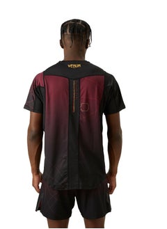 VENUM VENUM TACTICAL XT DRY TECH T-SHIRT BLACK/BURGUNDY/GOLD  - Image 3