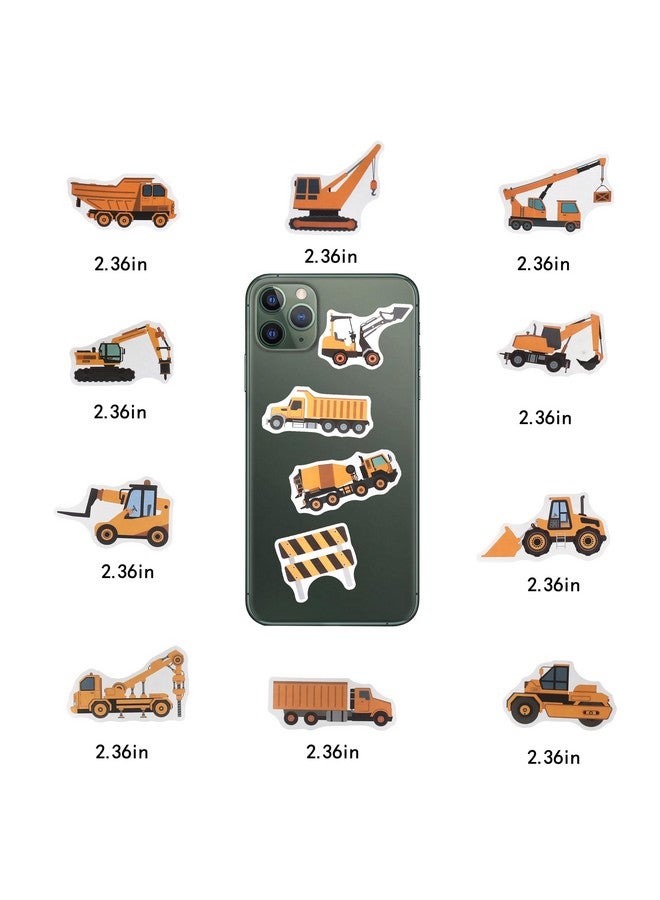 Cleverplay 100 Pack Construction Stickers, Construction Party Favors, Birthday Decorations - Image 4