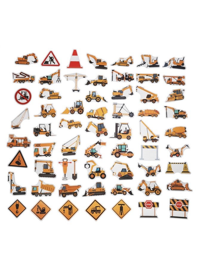 Cleverplay 100 Pack Construction Stickers, Construction Party Favors, Birthday Decorations - Image 3