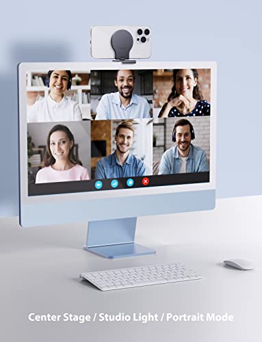 Stouchi Continuity Camera Mount for Desktop Monitor, iMac Compatible iPhone Webcam Mount with Mag-Safe for Mac Desktops and Displays, Apple TV 4K - Image 4