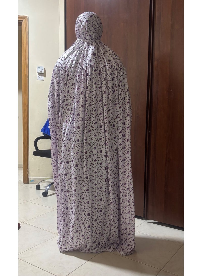 أمياي فستان صلاة إسلامي للنساء قطعة واحدة بأكمام طويلة – ملابس صلاة للنساء – عباية للصلاة (النماز) للنساء – جلباب قطعة واحدة، من مستلزمات العمرة للنساء – طقم صلاة بتصاميم مختلفة لملابس الصلاة. - Image 5