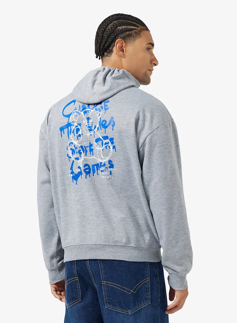 سفنتي فايف Back Graphic Hoodie