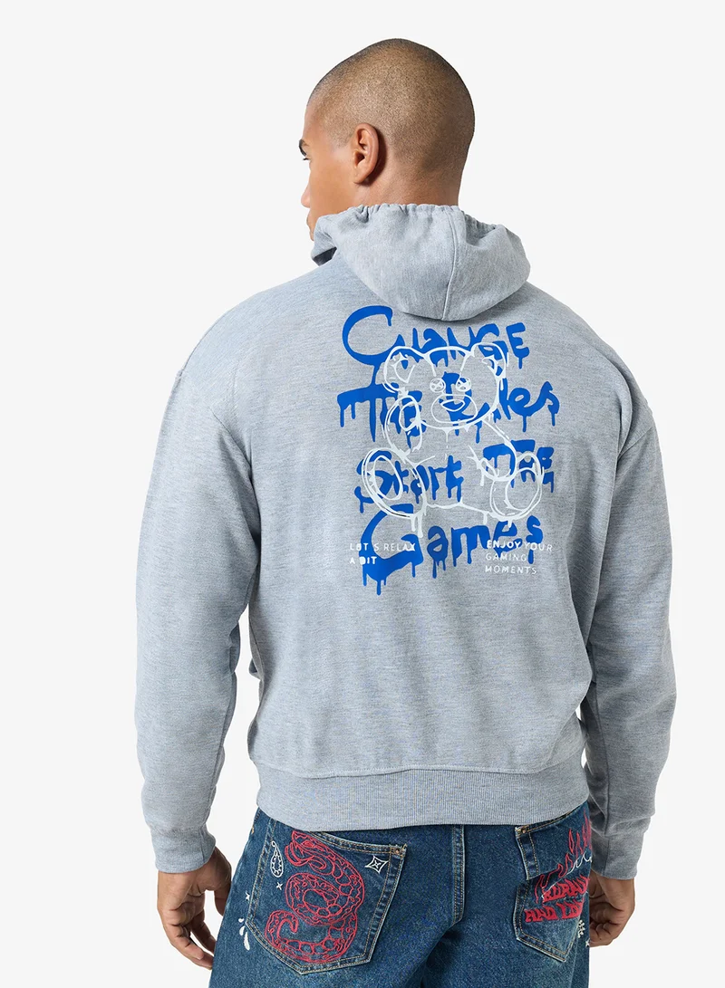 Seventy Five  Graphic Pullover Hoodie for Men | Best Price UAE