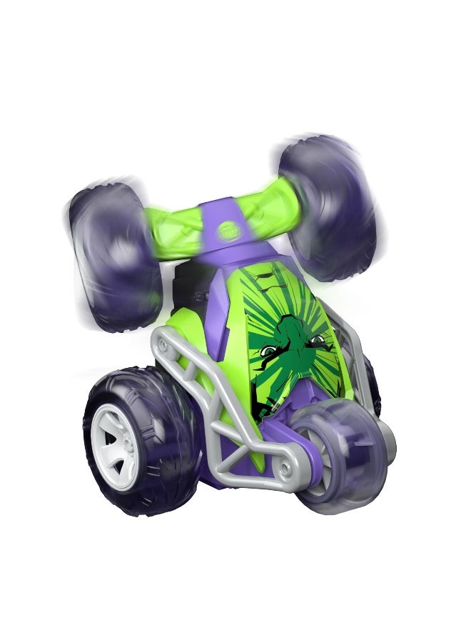 Marvel Hulk 5 Wheel Storm Spinner | Stunt Cruiser | 360 Degree Rotation | 2.4 GHz Frequency | Full Function | Age 3+ - Image 2