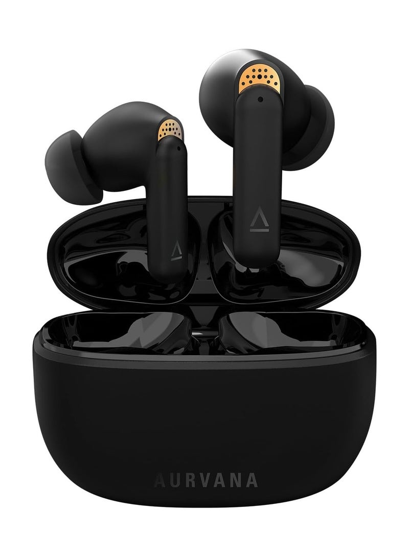 Creative Aurvana Ace with xMEMS Driver, Lightweight True Wireless Sweatproof in-Ears with Bluetooth LE Audio, aptX Adaptive, AAC, ANC, Ambient Mode, IPX5, Up to 24 Hours Battery Life - Image 1