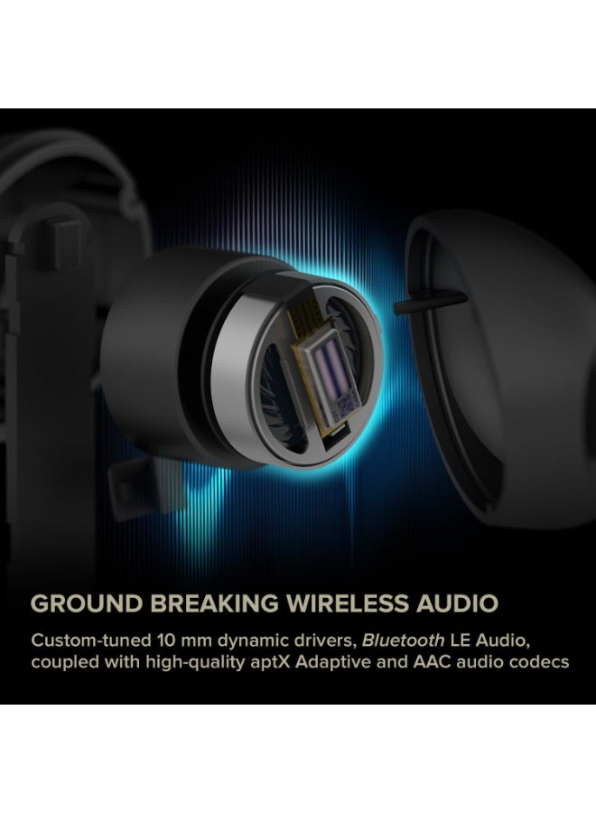 Creative Aurvana Ace with xMEMS Driver, Lightweight True Wireless Sweatproof in-Ears with Bluetooth LE Audio, aptX Adaptive, AAC, ANC, Ambient Mode, IPX5, Up to 24 Hours Battery Life - Image 4
