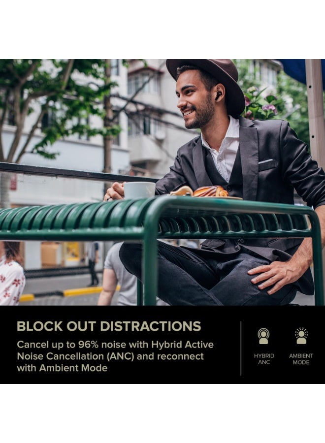 Creative Aurvana Ace with xMEMS Driver, Lightweight True Wireless Sweatproof in-Ears with Bluetooth LE Audio, aptX Adaptive, AAC, ANC, Ambient Mode, IPX5, Up to 24 Hours Battery Life - Image 3