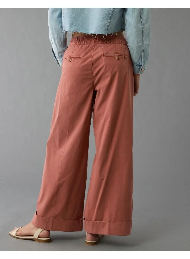 American Eagle AE Poplin Pull-On Pant