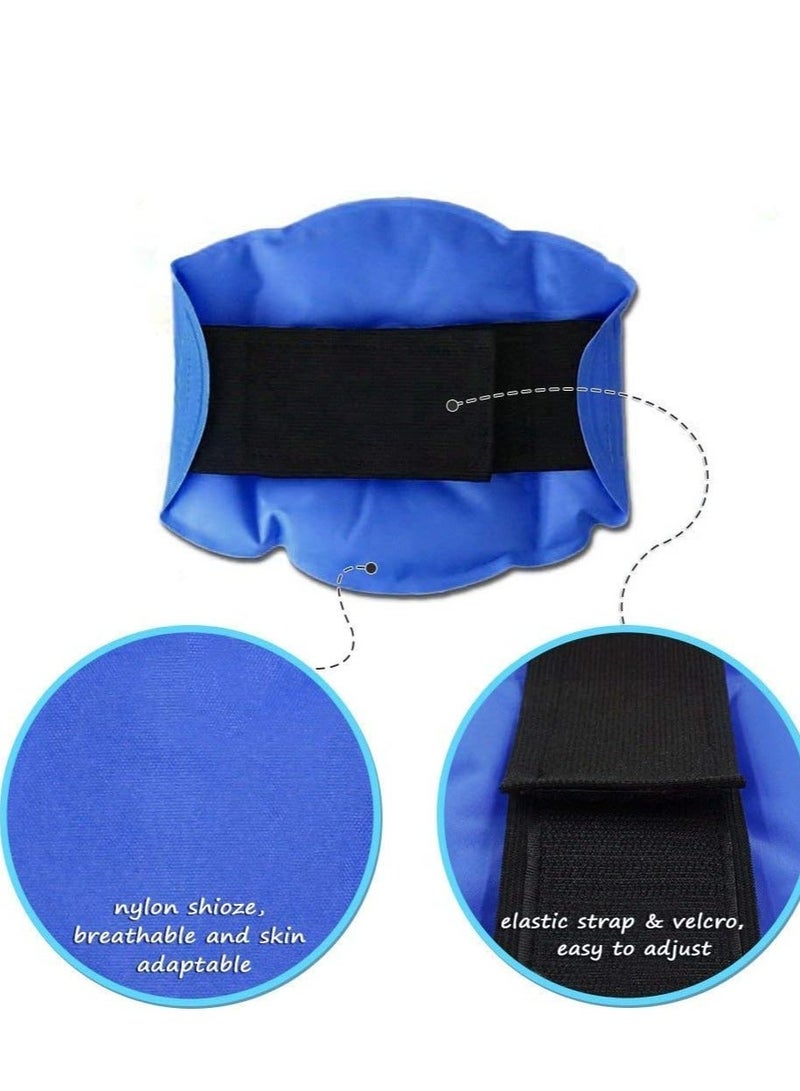 XiuWoo Ice Pack for Knee Cold Injury 2 Reusable Hot and Packs Surgery, Joint Pain, Arthritis Chronic Relief Swelling, Bruises Adjustable & Flexible Knees, Elbows - Image 4