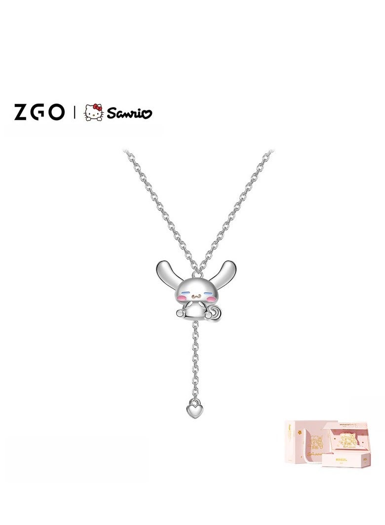 ZGO Pure Silver Necklace , Birthday And School Start Gift, Exquisite Jewelry  - Image 1