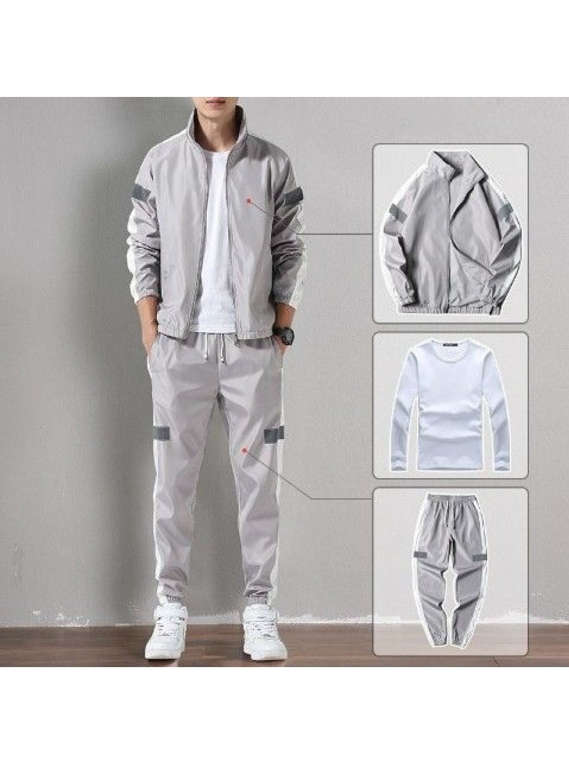 KUYING - Loose Fitting Ice Silk Pants Quick Drying Sports Set - Image 1