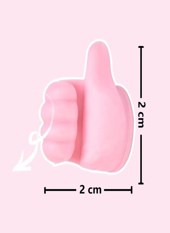 FIKKANI Self-Adhesive Silicone Thumb Wall Hooks for Hanging - Multi-Function Cable Clips, Key & Wire Organizers, No Punching Needed, Multi-Color Holder for Home, Office, Bedroom & Car (5) - Image 2