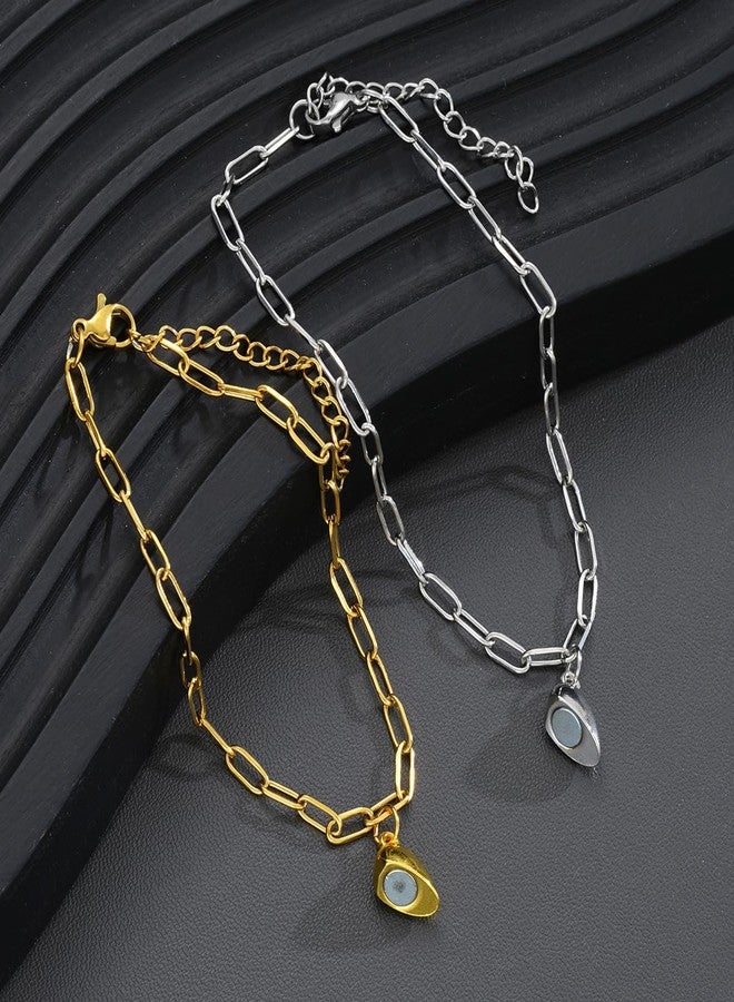 kepvrio Matching Bracelets for Couples Heart Matching Couple Bracelets Promise Friendship Bracelets Matching Bracelets for Couples Valentine's Day Jewellery - Image 4