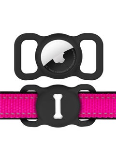 Generic Airtag Dog Collar Holder,Silicone GPS Tracking Accessories Protective Cat Collar with Bone Pattern  - Image 1