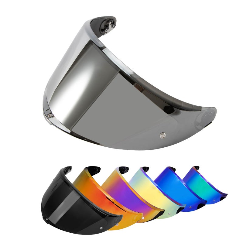 PSLER Helmet Visor for K6 K6s K6 K6 s Visor Helmet Face Shield Helmet Accessories Replacement for K6 K6sSilverMirror