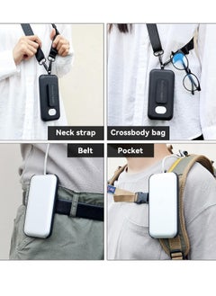 Generic Battery Case for Apple Vision Pro, Battery Holder with Belt Clip and Shoulder Strap for Apple VR Headset Accessories, Portable Protective Battery Case, Heavy Duty  - Image 4